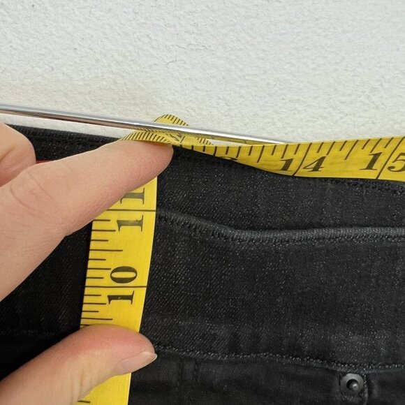 Spanx Women’s Distressed Ankle Skinny Jeans in Vintage Black Sz Medium 20213R - Picture 7 of 12